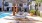 a pool in a courtyard